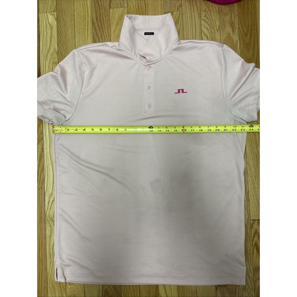 J.Lindeberg Duff Regular Fit Pink Polo Shirt - Size XXL - Picture 6 of 8